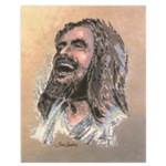 Jesus Laughing Art Print