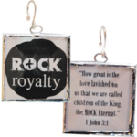 ROCKroyalty Beveled Glass Pendant